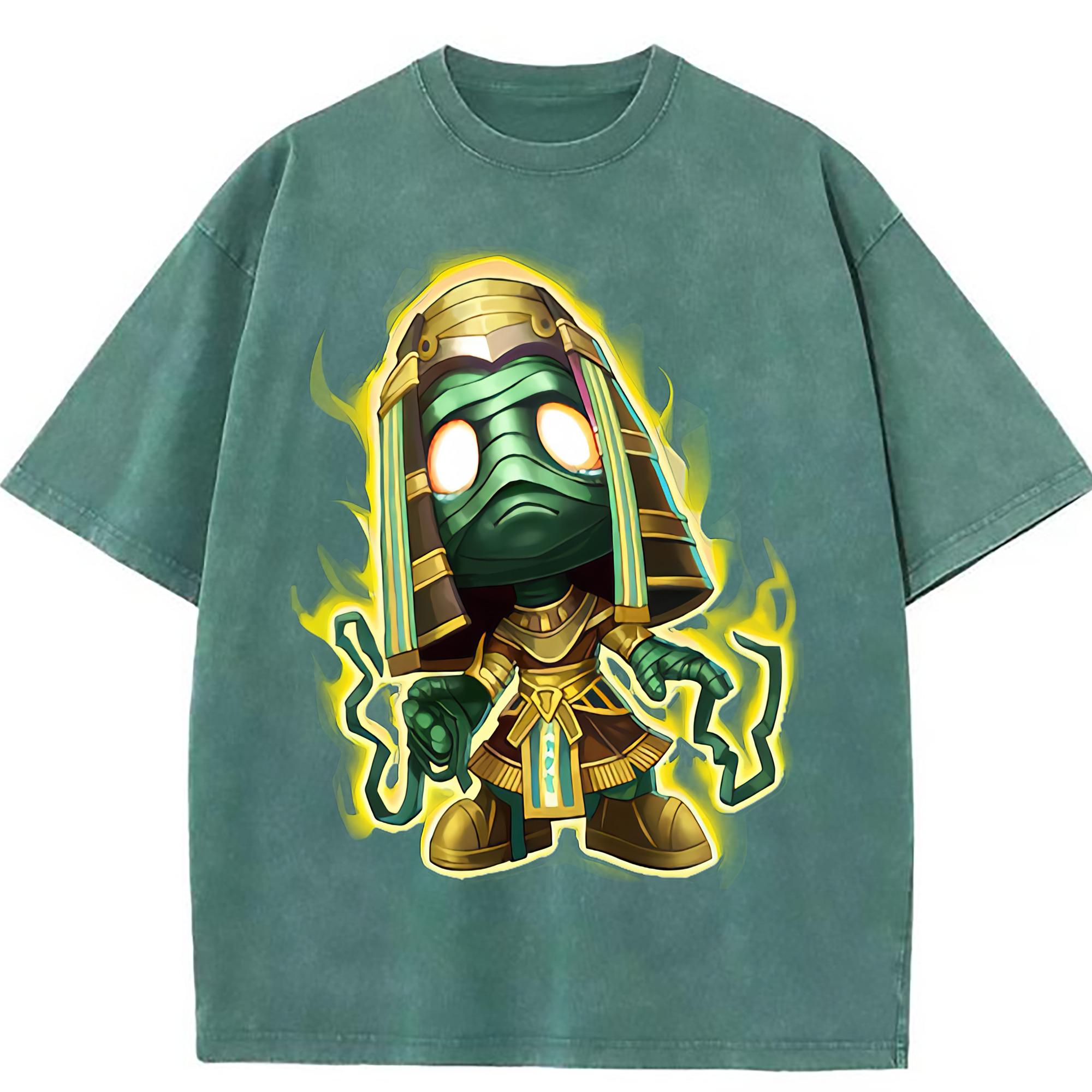（画像用） リーグ・オブ・レジェンド League of Legends LOL 綿100% ヴィンテージ風 半袖Tシャツ（フロントプリント）